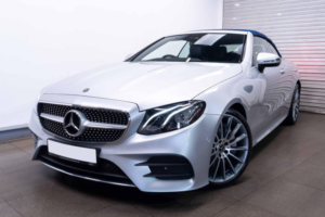 2018 Mercedes-Benz E Class 2.0 E300 Amg Line Cabriolet G-Tronic+ Euro 6 (s/s) 2dr in Silver — image 4