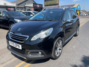 2015 Peugeot 2008 1.6 Bluehdi Feline SUV 5dr Diesel Manual Euro 6 (s/s) (mistral) (120 Ps) in Black — image 2
