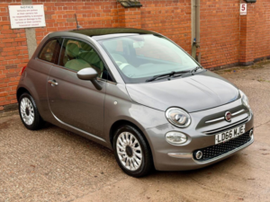 2016 Fiat 500 1.2 Lounge Euro 6 (s/s) 3dr in Grey — image 2