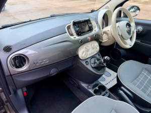 2016 Fiat 500 1.2 Lounge Euro 6 (s/s) 3dr in Grey — image 4