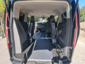 2022 Ford Tourneo Custom 2.0 Tourneo Custom Titanium Eco Blue Auto Passenger Up Front Wheelchair Accessible Vehicle in Black — image 2