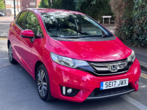2017 Honda Jazz 1.3 I-Vtec Ex Navi Euro 6 (s/s) 5dr in Red — image 3