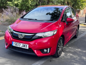2017 Honda Jazz 1.3 I-Vtec Ex Navi Euro 6 (s/s) 5dr in Red — image 4