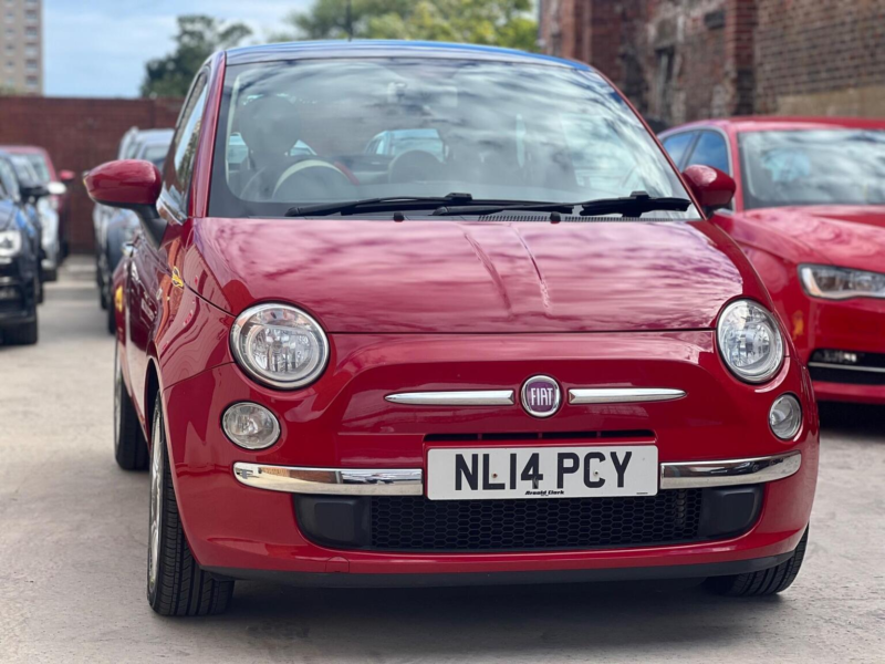 2014 Fiat 500 1.2 Lounge Euro 6 (s/s) 3dr in Red — image 1