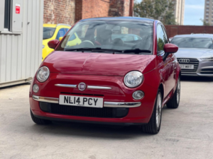 2014 Fiat 500 1.2 Lounge Euro 6 (s/s) 3dr in Red — image 2