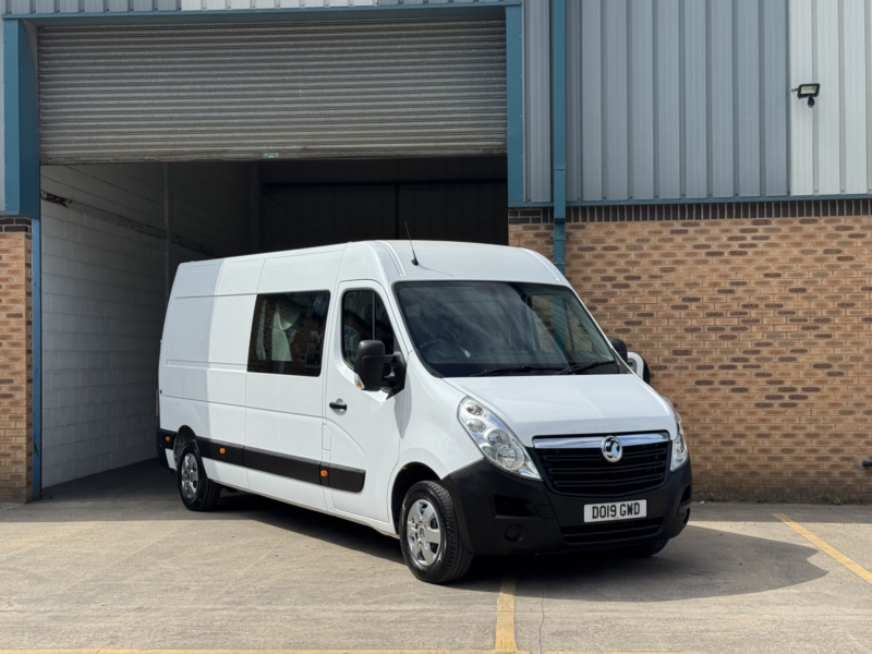 2019 Vauxhall Movano 2.3 Cdti 3500 Crew Van Fwd Lwb L3 H2 Euro 6 5dr (7 Seat) in White — image 1