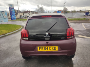 2014 Peugeot 108 1.2l Allure Hatchback 3dr Petrol Manual Euro 5 (82 Bhp) in Purple — image 4