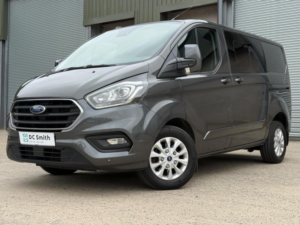 2022 Ford Transit Custom 2.0 320 Ecoblue Limited Crew Van Auto L1 H1 Euro 6 (s/s) 5dr in Grey — image 3