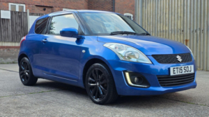 2015 Suzuki Swift 1.2 Sz3 Euro 6 3dr in Blue — image 4