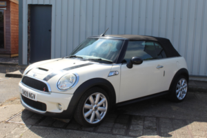 2009 MINI Convertible 1.6 Cooper S Convertible in White — image 2