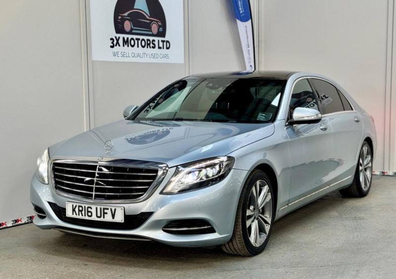 2016 Mercedes-Benz S Class 3.0 S350ld V66 Se Line G-Tronic+ Euro 6 (s/s) 4dr in Silver — image 1
