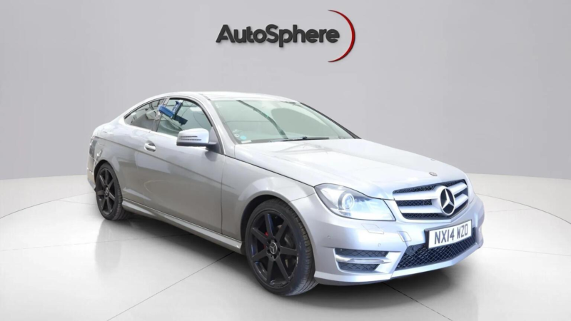 2014 Mercedes-Benz C Class 1.6 C180 Amg Sport Edition G-Tronic+ Euro 6 (s/s) 2dr in Silver — image 1