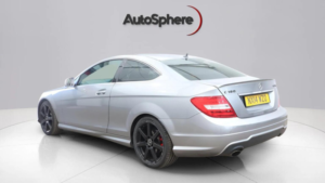 2014 Mercedes-Benz C Class 1.6 C180 Amg Sport Edition G-Tronic+ Euro 6 (s/s) 2dr in Silver — image 3