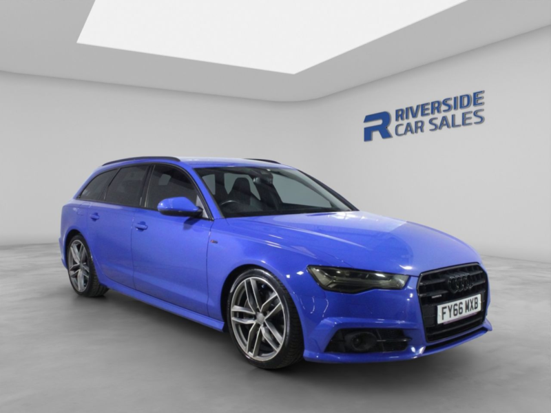 2016 Audi A6 Avant 3.0 Bitdi V6 Black Edition Estate 5dr Diesel Tiptronic Quattro Euro 6 (s/s) (320 Ps) in Blue — image 1