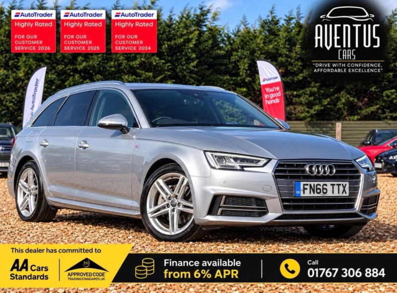 2016 Audi A4 Avant 2.0 Tdi Ultra S Line Euro 6 (s/s) 5dr in Silver — image 1