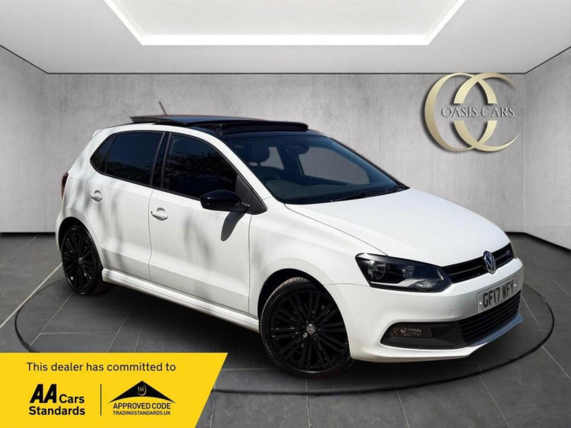 2017 Volkswagen Polo 1.4 Tsi Act Bluegt DSG Euro 6 (s/s) 5dr in White — image 1