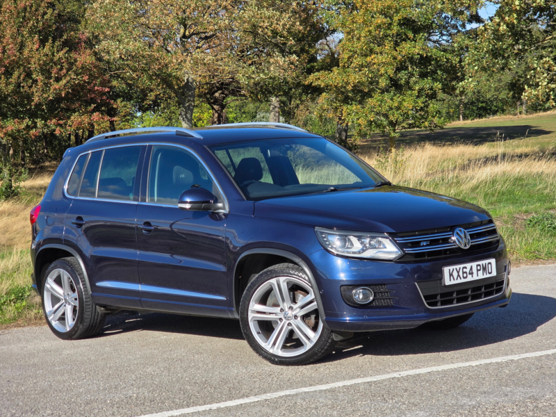 2014 Volkswagen Tiguan 2.0 Tdi Bluemotion Tech R-Line SUV 5dr Diesel Manual 4WD Euro 5 (s/s) (nav) (177 Ps) in Blue — image 1
