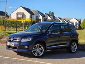 2014 Volkswagen Tiguan 2.0 Tdi Bluemotion Tech R-Line SUV 5dr Diesel Manual 4WD Euro 5 (s/s) (nav) (177 Ps) in Blue — image 3