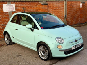 2015 Fiat 500 1.2 Lounge Euro 6 (s/s) 3dr in Green — image 2