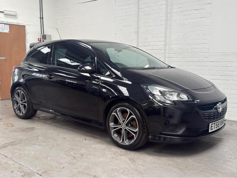 2017 Vauxhall Corsa 1.4i Turbo Black Edition Euro 6 (s/s) 3dr in Black — image 1