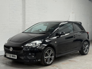 2017 Vauxhall Corsa 1.4i Turbo Black Edition Euro 6 (s/s) 3dr in Black — image 2