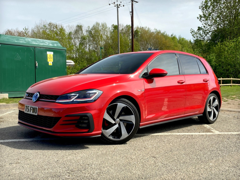 2018 Volkswagen Golf Gti 2.0 Tsi DSG 5-Door - Digital Dash, Mk7.5 Model, Sat Nav - 52,800 Miles - Red in Red — image 1