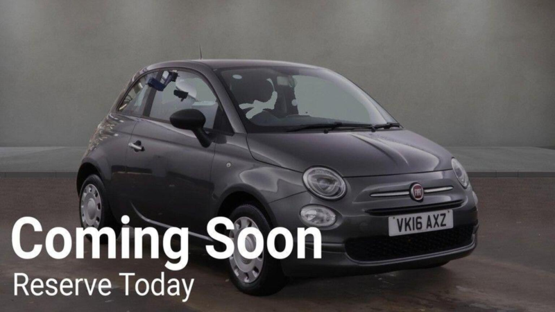 2016 Fiat 500 1.2 Pop Euro 6 (s/s) 3dr in Grey — image 1