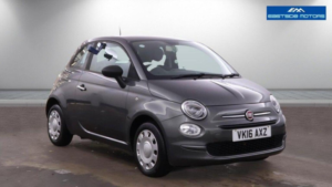 2016 Fiat 500 1.2 Pop Euro 6 (s/s) 3dr in Grey — image 2