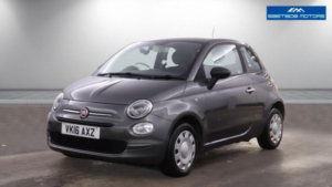 2016 Fiat 500 1.2 Pop Euro 6 (s/s) 3dr in Grey — image 3