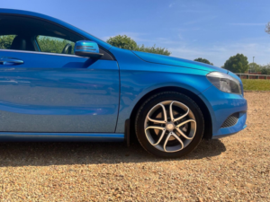 2014 Mercedes-Benz A Class 1.6 A180 Sport Euro 6 (s/s) 5dr in Blue — image 3