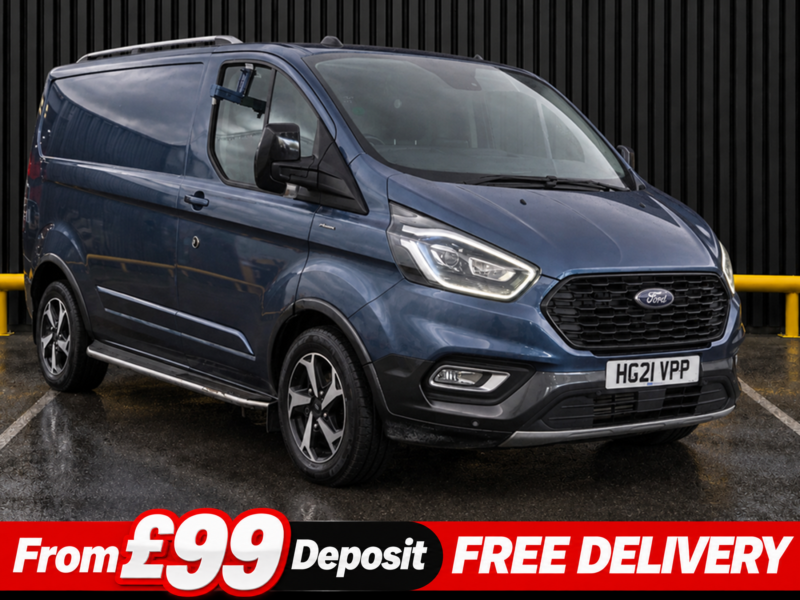 2021 Ford Transit Custom 2.0 300 Ecoblue Active Panel Van 5dr Diesel Manual L1 H1 Euro 6 (s/s) (170 Ps) in Blue — image 1
