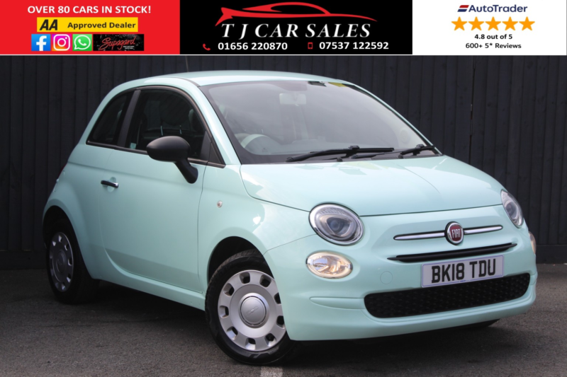2018 Fiat 500 1.2 500 My17 1.2 69hp Pop in Green — image 1