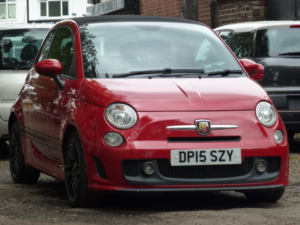 2015 Abarth 500 1.4 T-Jet Convertible 2dr Petrol Manual Euro 5 (135 Bhp) in Red — image 2