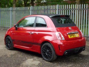 2015 Abarth 500 1.4 T-Jet Convertible 2dr Petrol Manual Euro 5 (135 Bhp) in Red — image 3