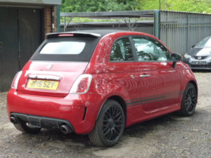 2015 Abarth 500 1.4 T-Jet Convertible 2dr Petrol Manual Euro 5 (135 Bhp) in Red — image 4