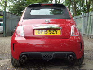 2015 Abarth 500 1.4 T-Jet Convertible 2dr Petrol Manual Euro 5 (135 Bhp) in Red — image 5