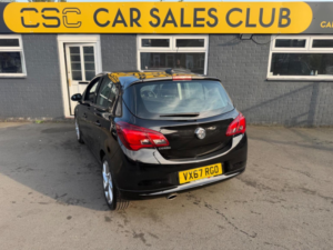 2017 Vauxhall Corsa 1.4i Ecoflex Sri Vx Line Euro 6 5dr in Black — image 4