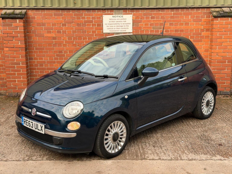 2013 Fiat 500 0.9 Twinair Lounge Dualogic Euro 6 (s/s) 3dr in Blue — image 1