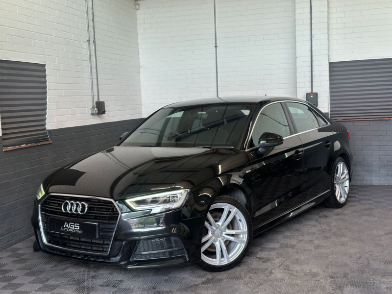 2019 Audi A3 2.0 Tfsi 40 S Line Saloon 4dr Petrol S Tronic Quattro Euro 6 (s/s) (190 Ps) in Black — image 1