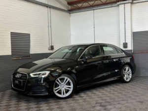 2019 Audi A3 2.0 Tfsi 40 S Line Saloon 4dr Petrol S Tronic Quattro Euro 6 (s/s) (190 Ps) in Black — image 2