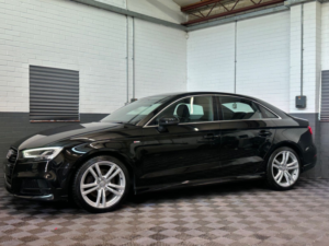 2019 Audi A3 2.0 Tfsi 40 S Line Saloon 4dr Petrol S Tronic Quattro Euro 6 (s/s) (190 Ps) in Black — image 5