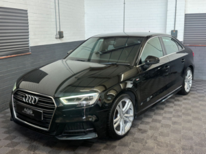 2019 Audi A3 2.0 Tfsi 40 S Line Saloon 4dr Petrol S Tronic Quattro Euro 6 (s/s) (190 Ps) in Black — image 6