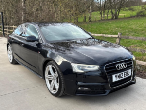 2012 Audi A5 2.0 Tdi S Line Sportback Euro 5 (s/s) 5dr in Black — image 6