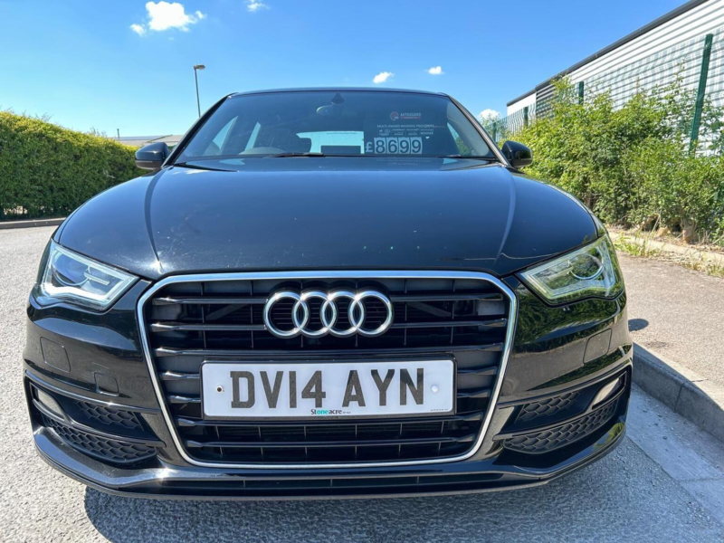 2014 Audi A3 2.0 Tdi S Line Sportback Euro 5 (s/s) 5dr in Black — image 1