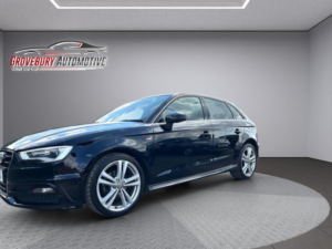 2014 Audi A3 2.0 Tdi S Line Sportback Euro 5 (s/s) 5dr in Black — image 3