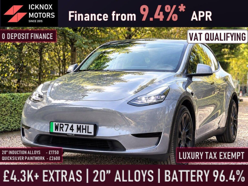 2024 Tesla Model Y Long Range Auto Rwd 5dr in Grey — image 1