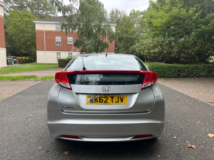 2012 Honda Civic 1.4 I-Vtec Se Euro 5 (s/s) 5dr in Silver — image 5