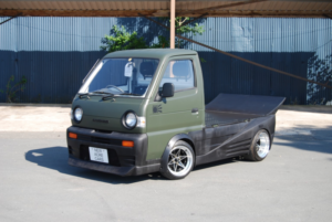 1993 Suzuki Carry Ek Motors Modified Hello Special 660cc Kei Pickup in Green — image 3
