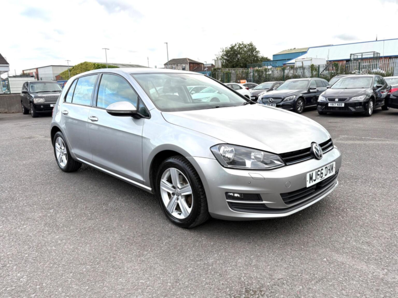 2016 Volkswagen Golf 1.6 Tdi Bluemotion Tech Match Edition Euro 6 (s/s) 5dr in Silver — image 1