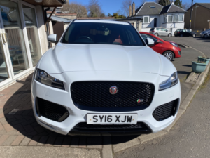 2016 Jaguar F-Pace 3.0 D300 V6 S in White — image 2